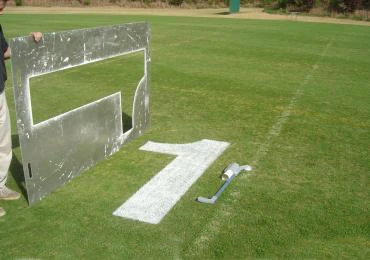Water based aerosol Football Field Paint